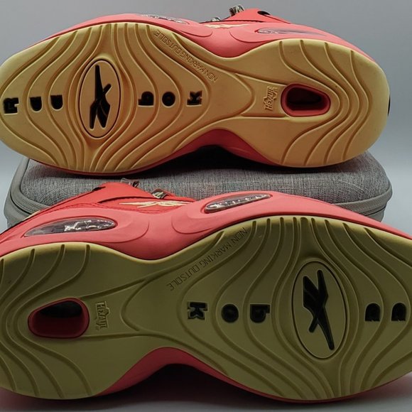 REEBOK QUESTION MID 'HOT ONES' MEN'S SIZE 8 BASKETBALL SNEAKERS (GV7093) RARE - Picture 3 of 10